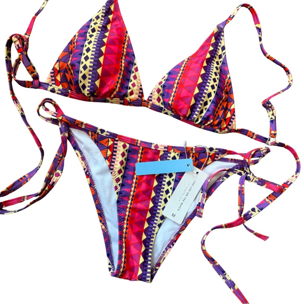 Vibrant‎ Tribal Print Bikini Set